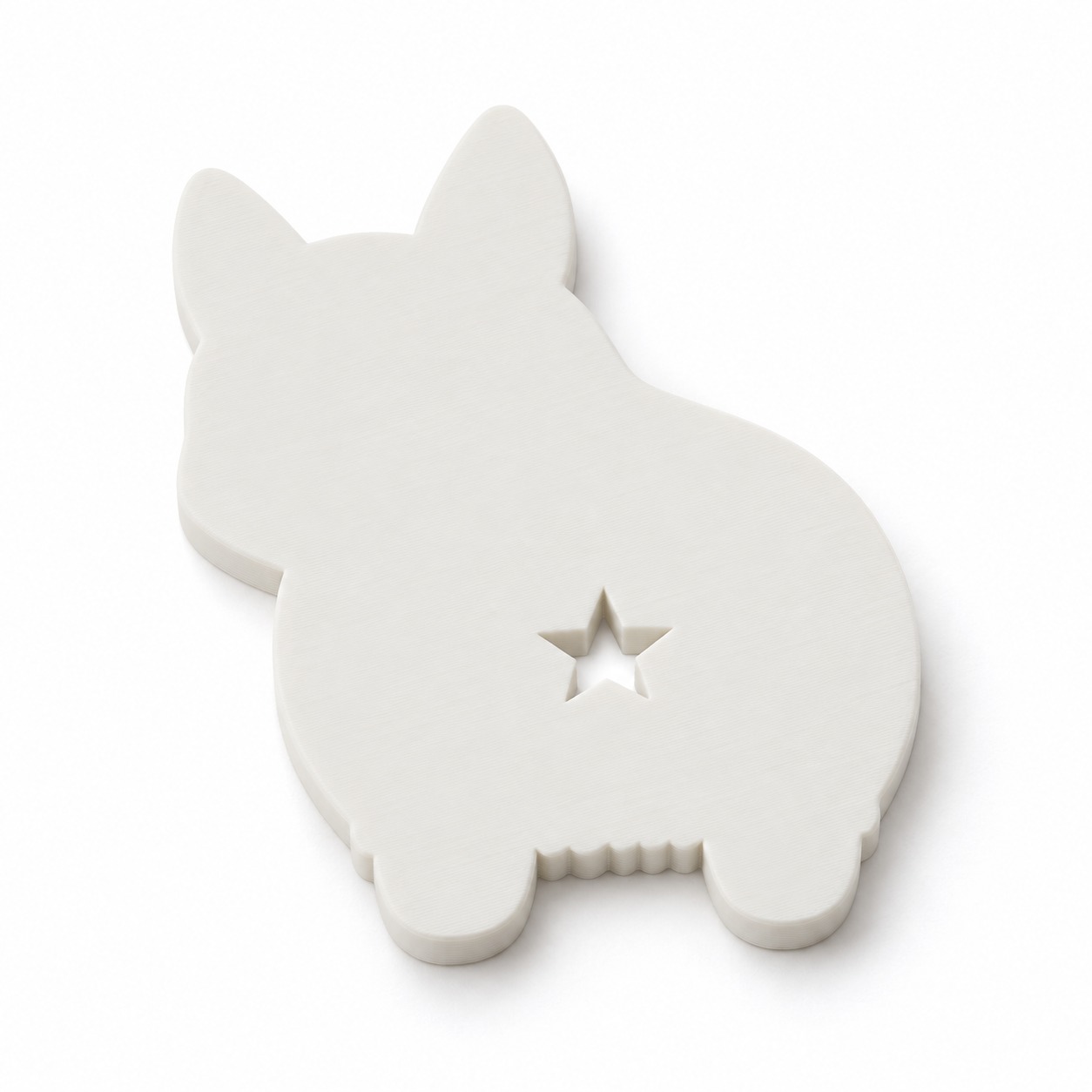 Prendedor de pão corgi para fechar pacotes na cor Branco, foto principal (foto ilustrativa criada com IA)